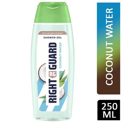 RIGHT GUARD COCONUT WATER BODY WASH/SHOWER GEL 250 ML