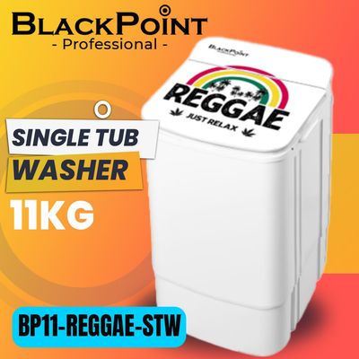 BP11-REGGAE-STW BLACKPOINT WASHER--REGGAE -- SINGLE TUB 11KG