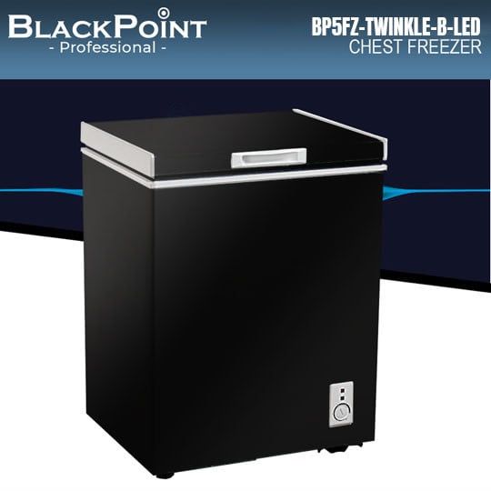BP5FZ-TWINKLE-B-LED  BLACKPOINT FREEZER -- TWINKLE -- DIAMOND LED CUT - BLACK