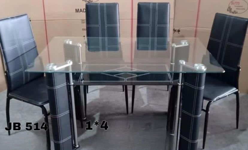 JB-514 DINNING TABLE 1X4 CHAIR