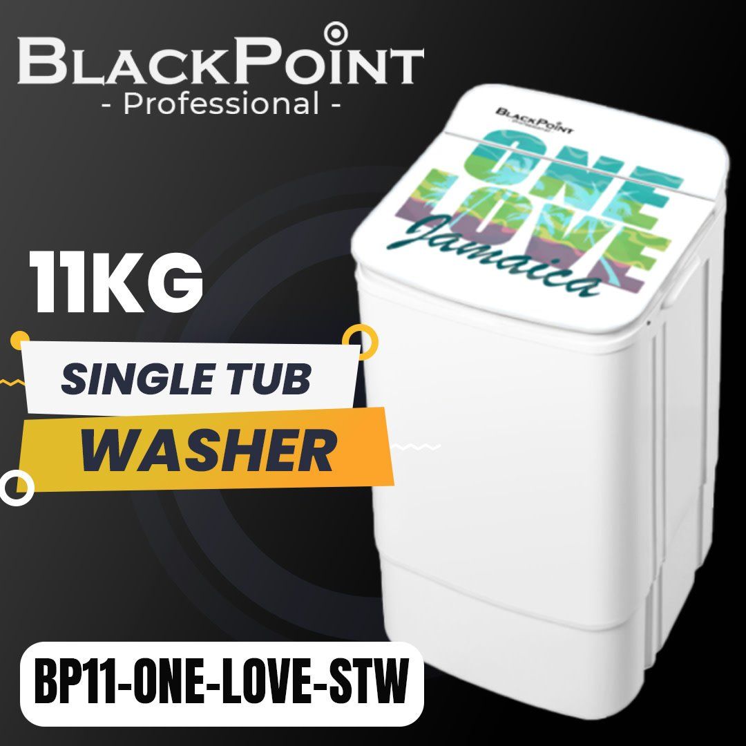 BP11-ONE LOVE -STW BLACKPOINT WASHER --ONE LOVE --SINGLE TUB 11KG