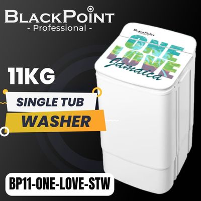 BP11-ONE LOVE -STW BLACKPOINT WASHER --ONE LOVE --SINGLE TUB 11KG