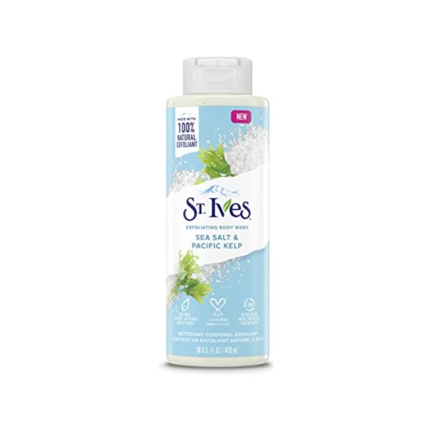 ST IVES SEA SALT &amp; PACIFIC KELP BODY WASH/SHOWER GEL 473ML  16 FL. OZ