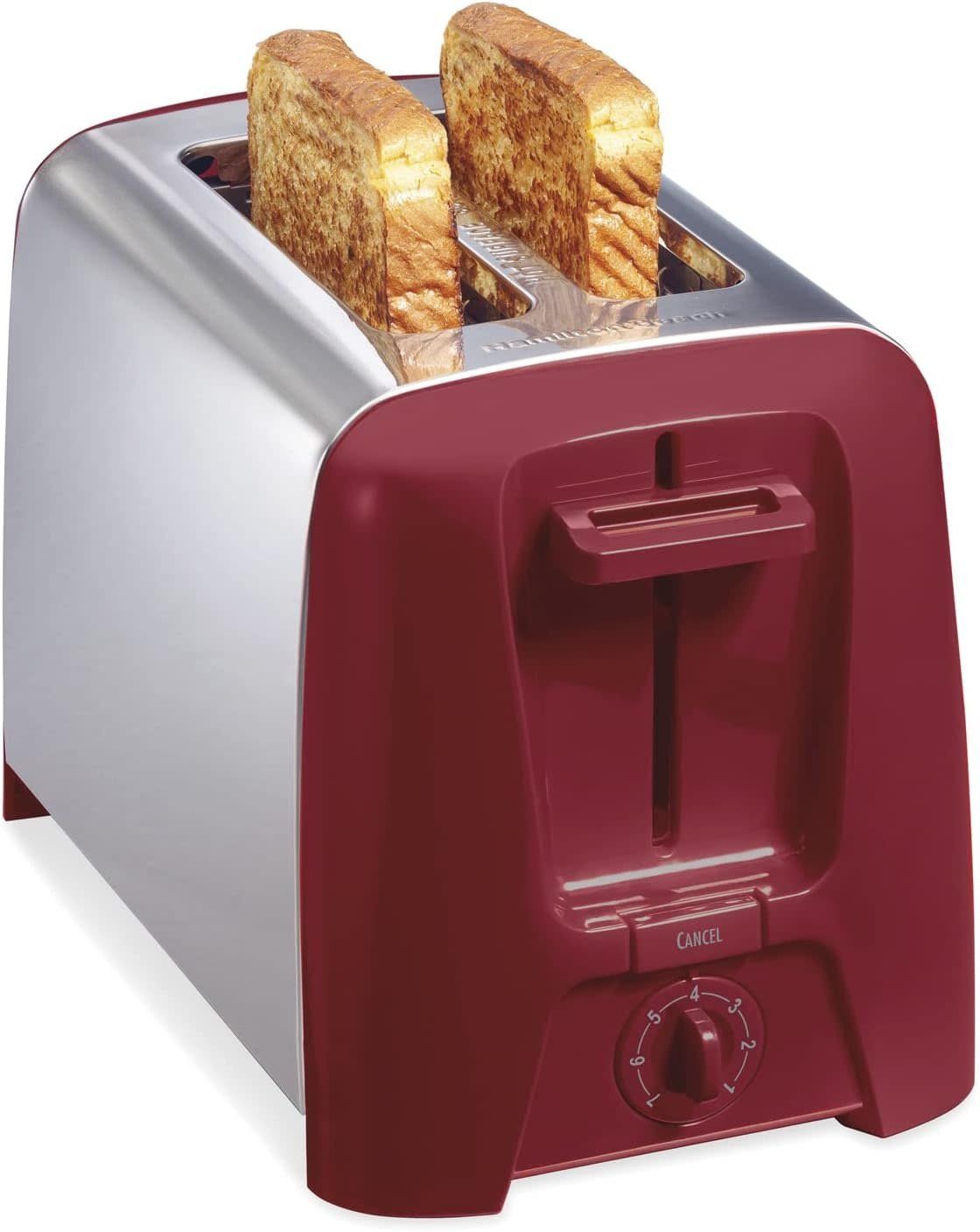HAMILTON BEACH CHROME TOASTER 2 SLICE 22623