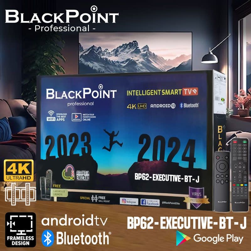 BP62-EXECUTIVE-BT-J BLACKPOINT -- BILLUTOOTH + VOICE REMOTE - 4K JVC SOFTWARE