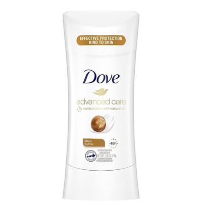 DOVE ADVANCE CARE SHEA BUTTER NET WT. 26 OZ (74G)