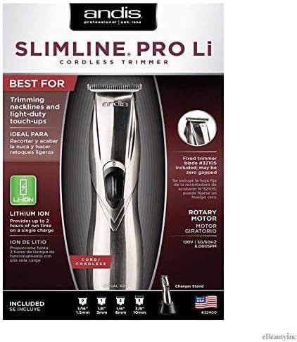 ANDIS SLIMLINE PRO LI CORDLESS TRIMMER D-8