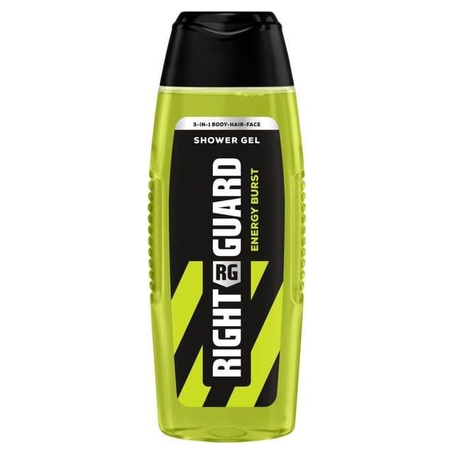RIGHT GUARD ENERGY BURST BODY WASH/SHOWER GEL250ML