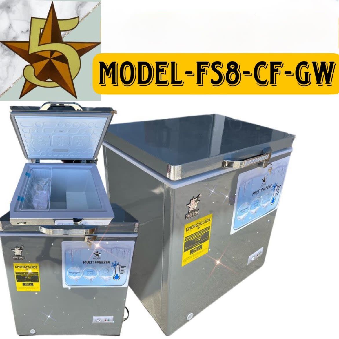 FIVESTAR FS8.0-CF-GW  DEEP FREEZER