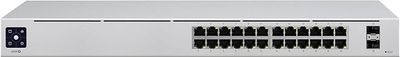 Ubiquiti UniFi Switch USW-24 - Switch - managed - 24 x 10/100/1000 + 2 x Gigabit SFP - desktop, rack-mountable