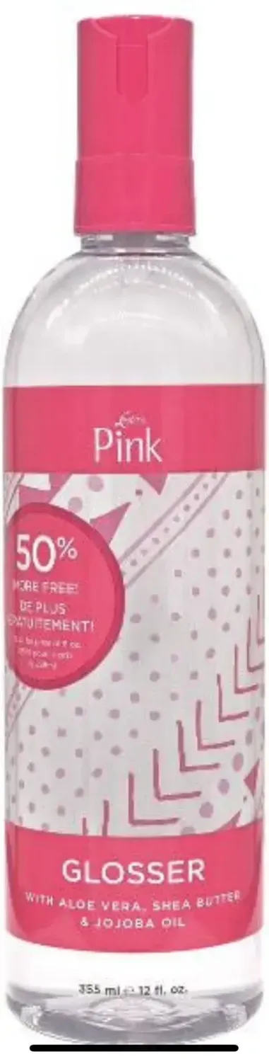 PINK GLASSER WITH ALOE VERA, SHEA BUTTER &amp; JOJOBA OIL 355ML
