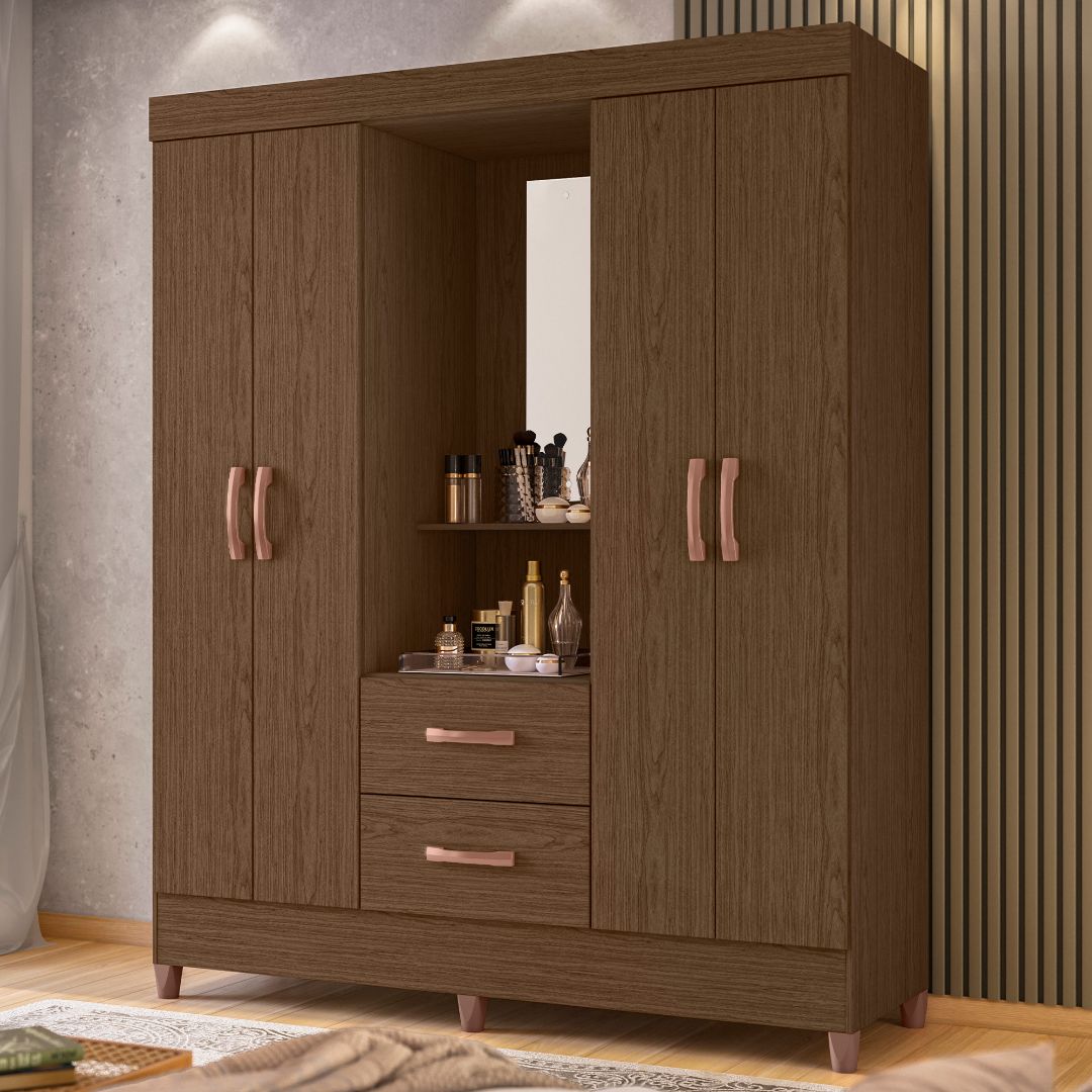 ALBATROZ 23416-COCOA-MOBI-CARPEL-WARDROBE
