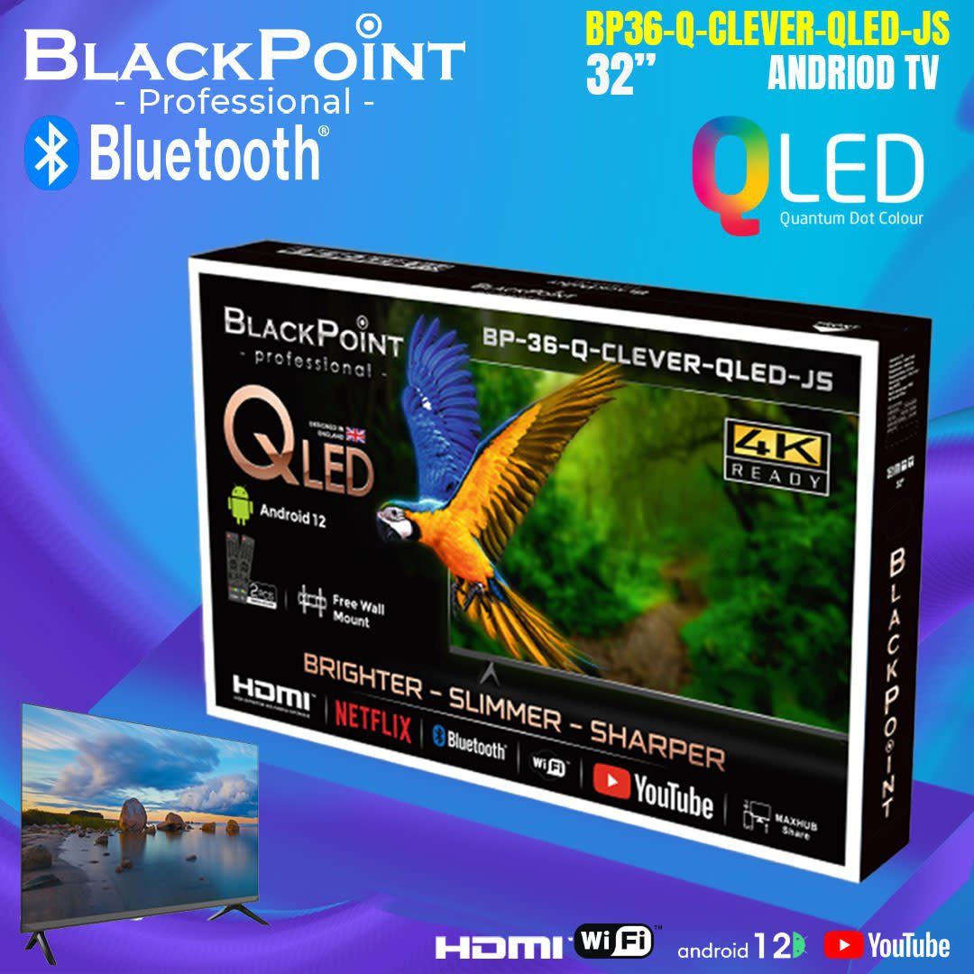 BP36-BT-QLED-CLEVER-JS BLACKPOINT-QLED-MORE MEXA PIXEL-BLUETOOTH