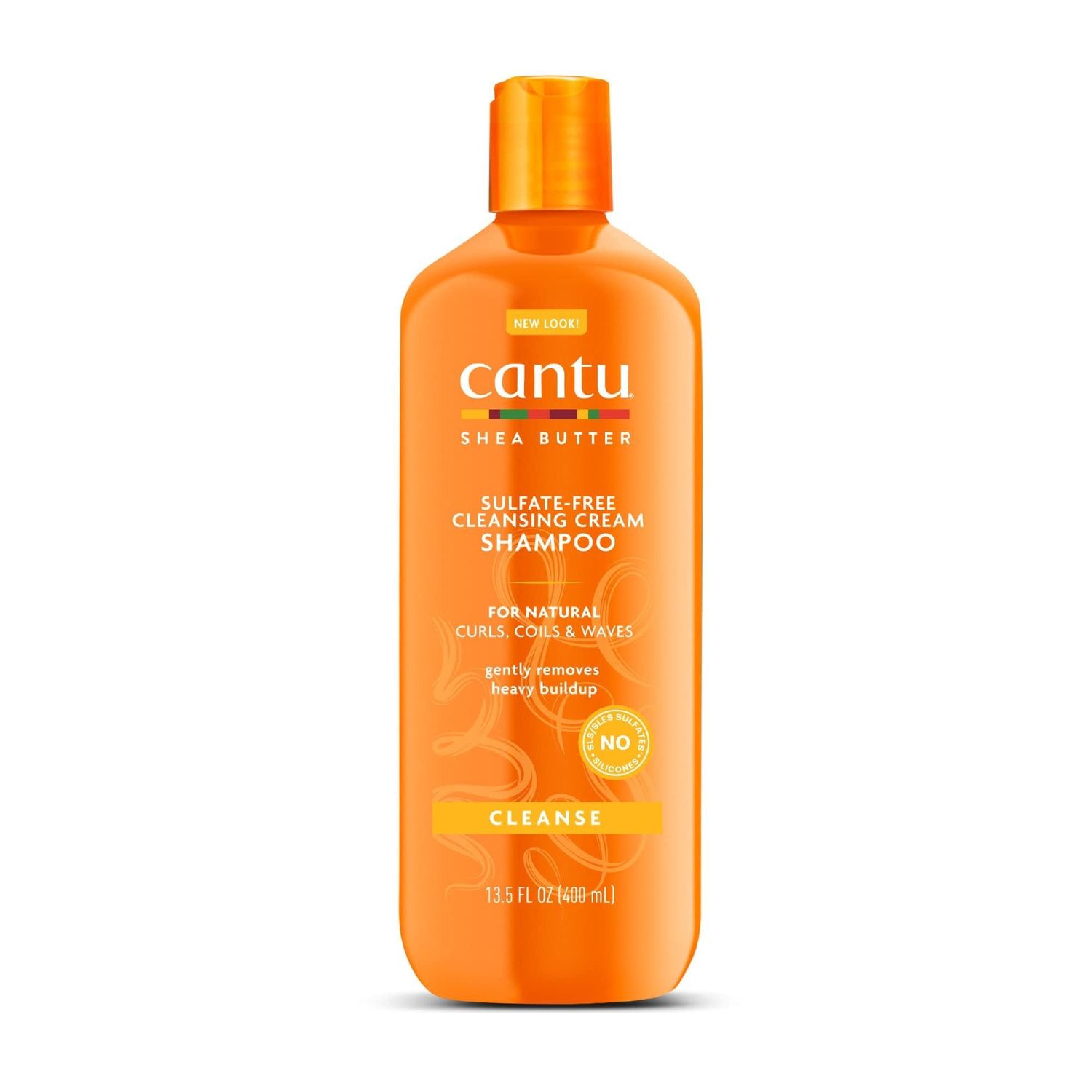 CANTU SHAE BUTTER SULFATE-FREE CLEANSING CREAM SHAMPOO CLEANSE 13.5 FL OZ (400ml)
