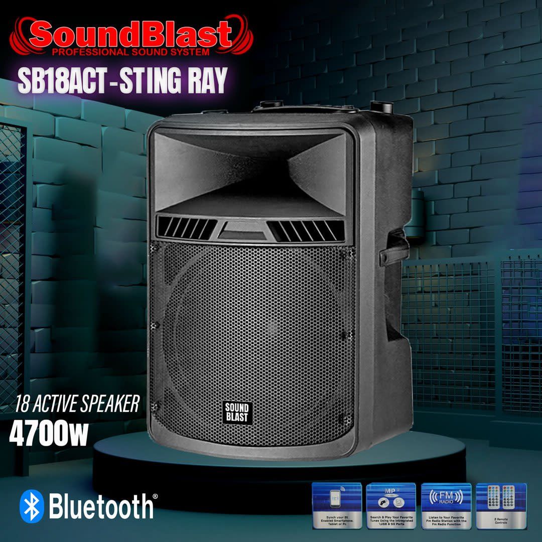 SB18ACT-STING RAY SOUND BLAST 18 INCH-STING RAY