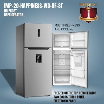 IMP-20-HAPPINESS-WD-NF-ST IMPERIAL FRIDGE -- STEEL - HAPINESS -- WATER DISP