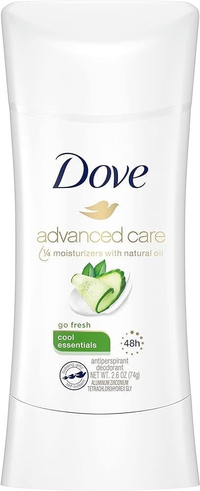 DOVE ADVANCED CARE COOL ESSENTIALS 48H NET WT 1.6 OZ 45G ANTIPERSPIRANT
