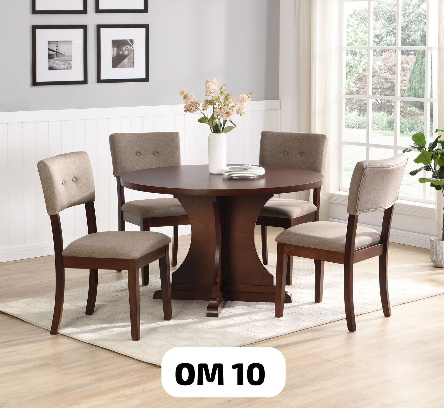 OM10 POSHLEY DINNING TABLE SET