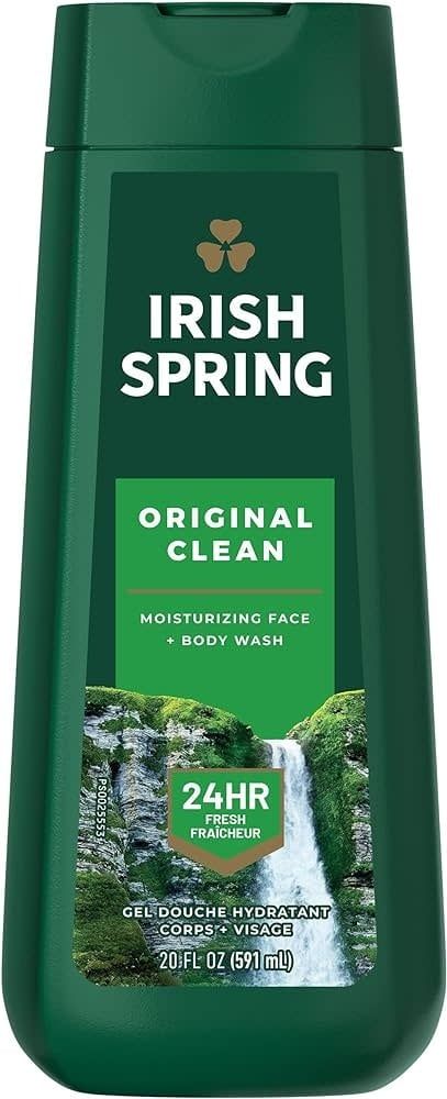 IRISH SPRING ORIGINAL CLEAN MOISTURIZING FACE + BODY WASH  591 ML
