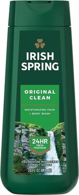 IRISH SPRING ORIGINAL CLEAN MOISTURIZING FACE + BODY WASH  591 ML