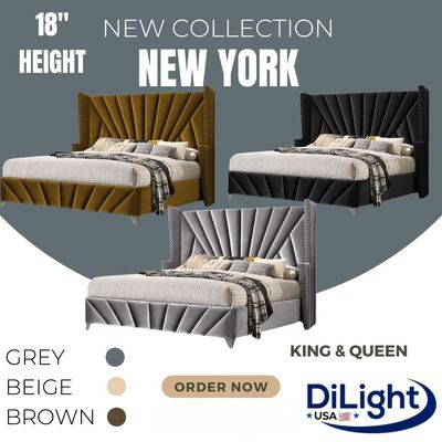 DL-BS-NEW YORK-QUEEN BED SET