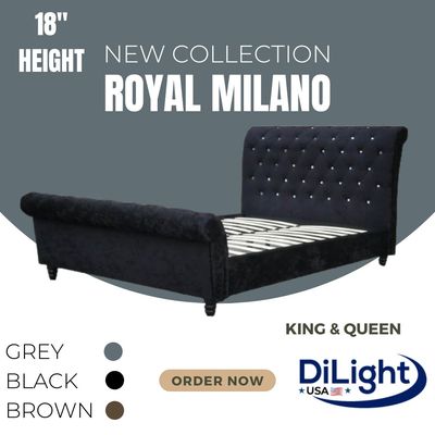 DL-BS-ROYAL  MILANO-QUEEN BED SET