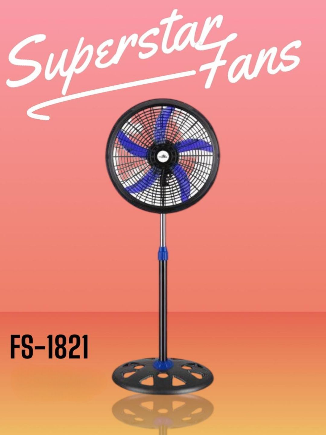 FS-1821 SUPERSTAR 18&quot; STANDING FAN 5 BLADE