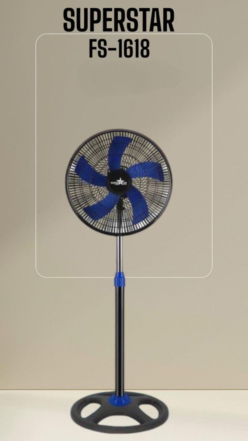 FS-1618 SUPERSTAR 16&quot; STANDING FAN 5 BLADE