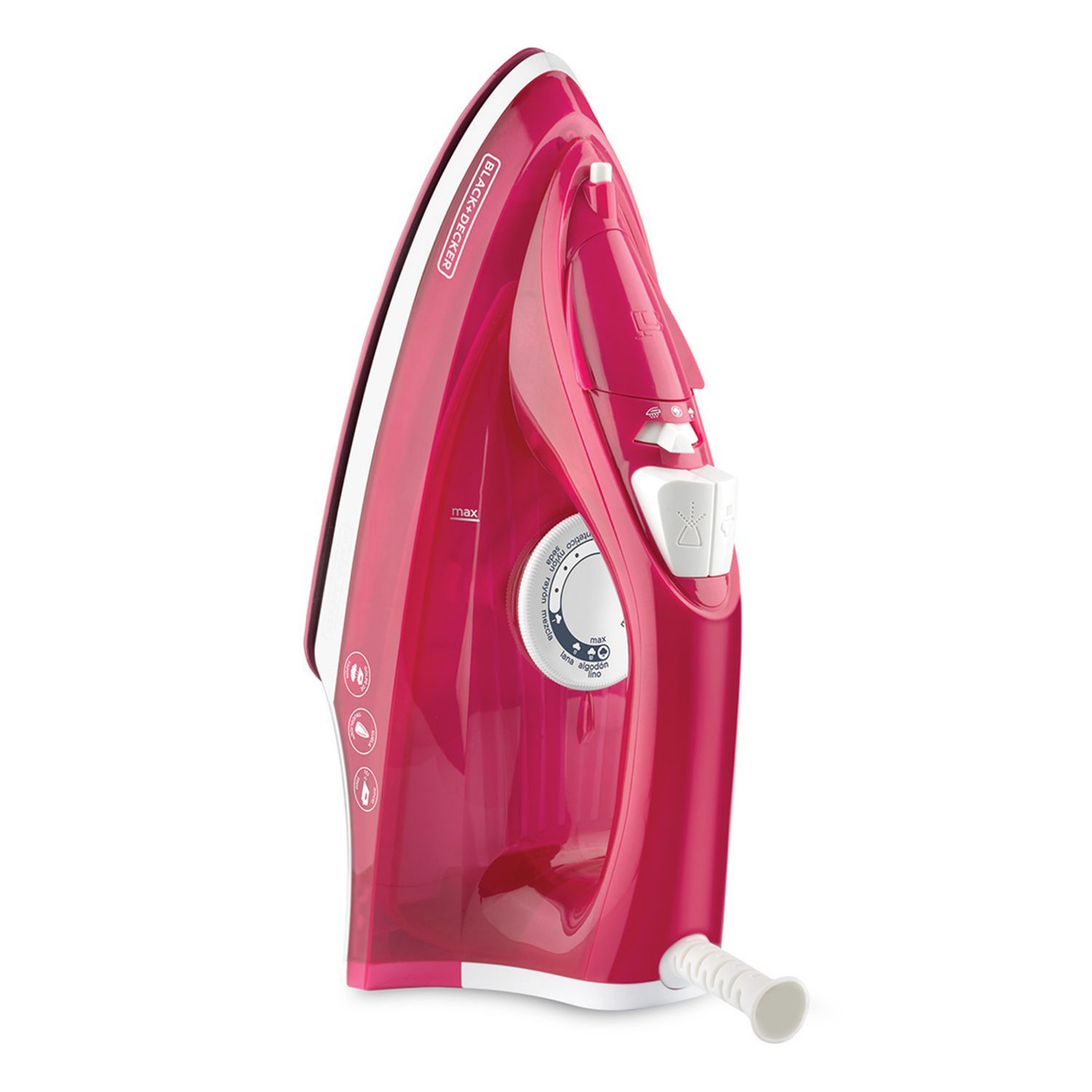 AW#28873-002-03 BLACK+DECKER TRUEGLIDE COLORS STEAM BURST IRON