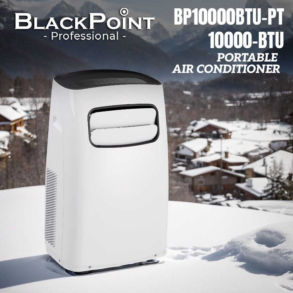 BP10000BTU-PT BLACKPOINT 10000BTU A/C ---PORTABLE --QUIET MOTOR