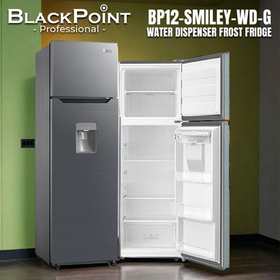 BP12-SMILEY-WD-G BLACKPOINT FRIDGE--FROST--WATER DISP -- SMILEY