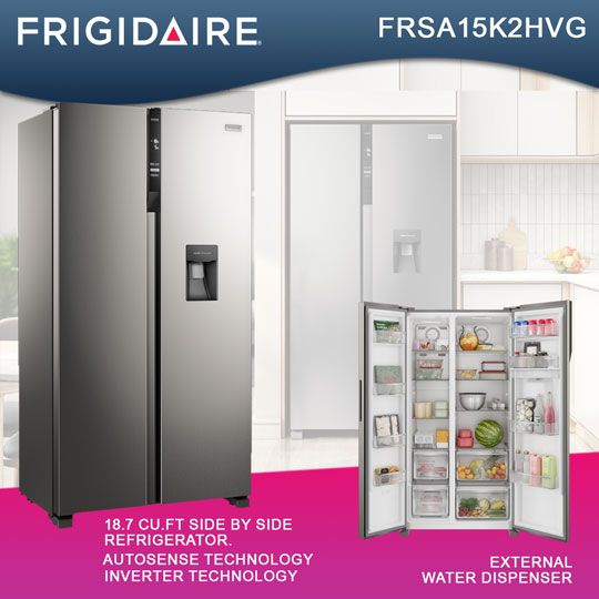 FRSA15K2HVG FRIGIDAIRE SBS SIDE BY SIDE WD FR FRIDGE