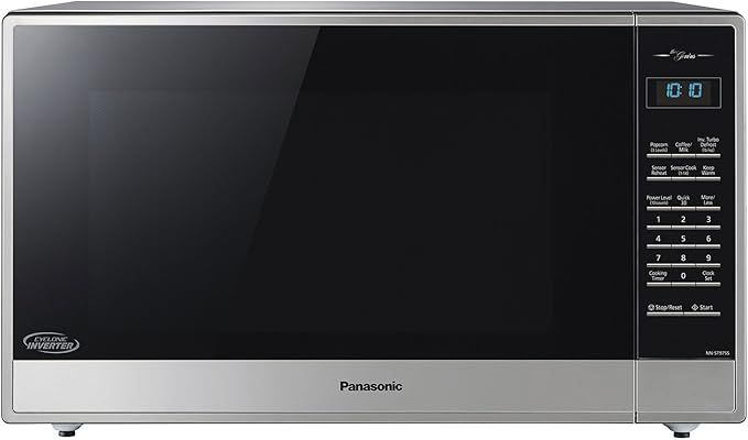 Panasonic NN-ST975S 2.2 Cu. Ft. Built-in/Countertop Cyclonic Wave Microwave Oven w/Inverter Technology - Stainless Steel (Renewed)