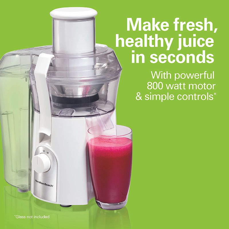 HAMILTON BEACH 67702 JUICE EXTRACTOR 800WATT BIG MOUTH
