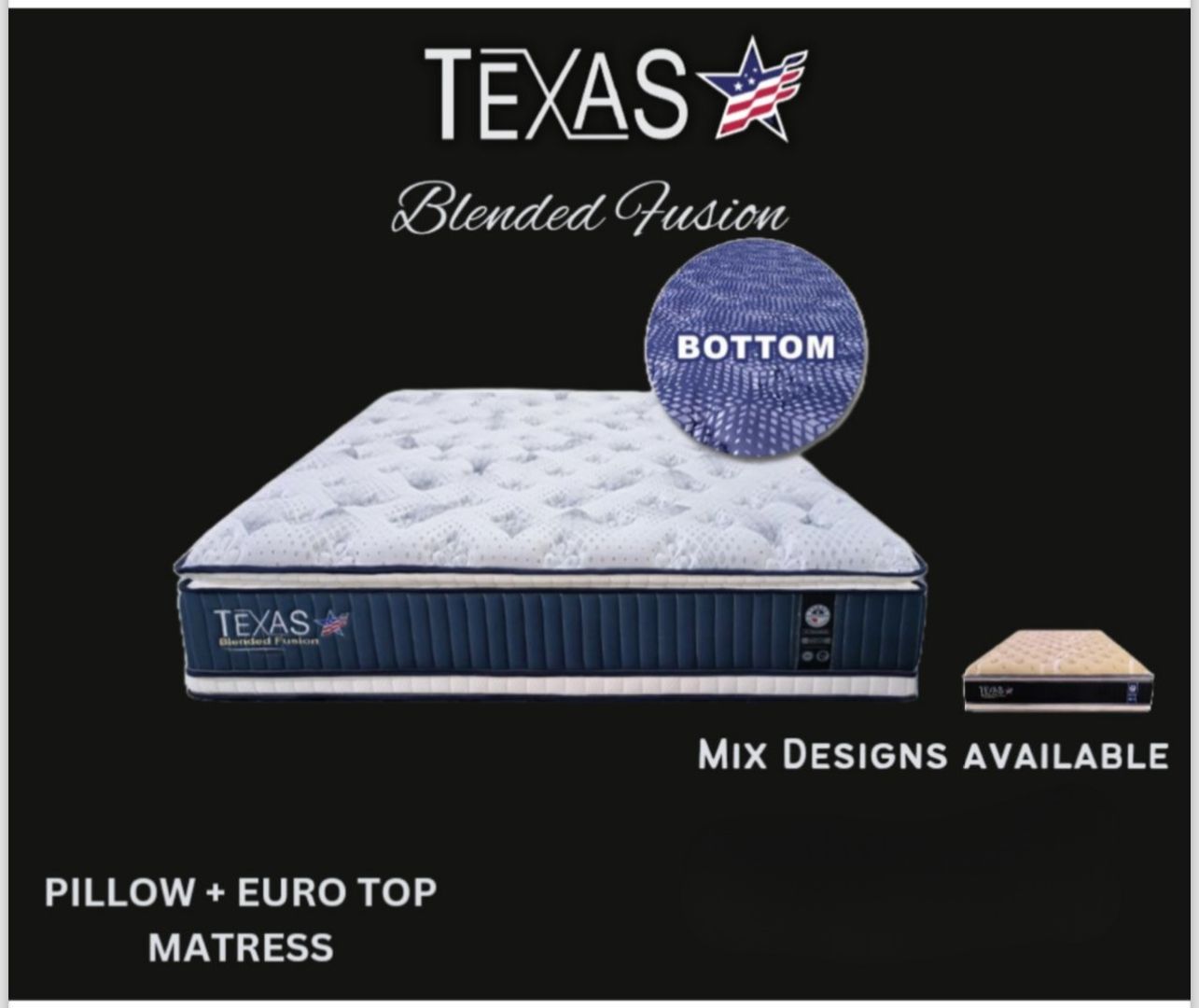 TEXAS BLENDED FUSION QUEEN  MATTRESS