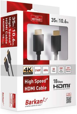BARKAN 35FT/10.6M HIGHSPEED HDMI CABLE