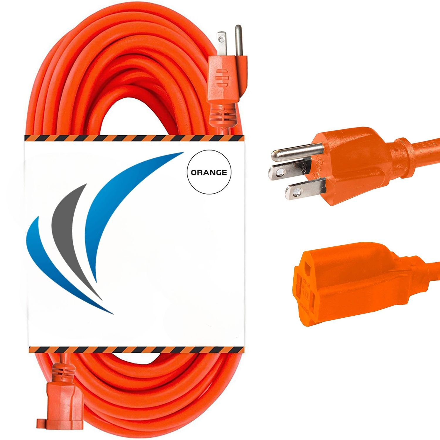 ORANGE 6FT EXTENSION CORD