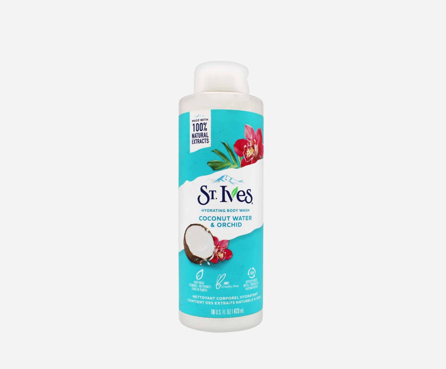 ST. IVES COCONUT WATER &amp; ORCHID  BODY WASH/SHOWER GEL 437ML