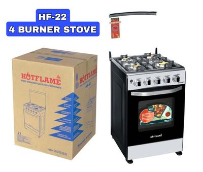 HF-22 HOTFLAME 4 BURNER GAS STOVE