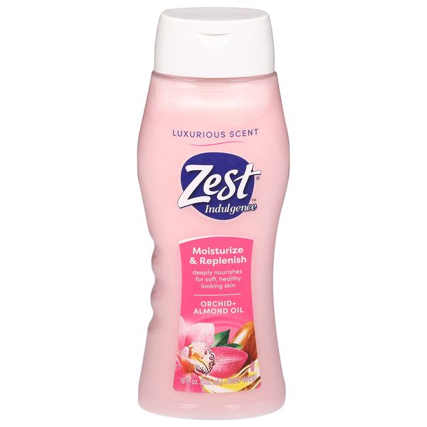 ZEST MOISTURIZE &amp; REPLENISH ORCHID + ALMOND OIL  BODY WASH 532ML