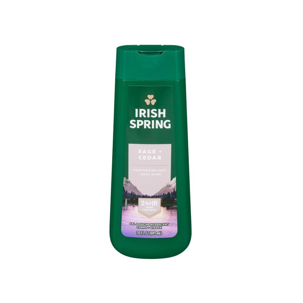 IRISH SPRING SAGE+CEDAR BODY WASH 591ML