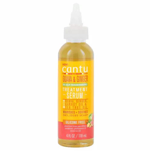 CANTU GUAVA &amp; GINGER SCALP NOURISHING TREATMENT SERUM WITH GUAVA, GINGER, CARROT OIL &amp; TEA TREE OIL (SILICONE-FREE) 118ml