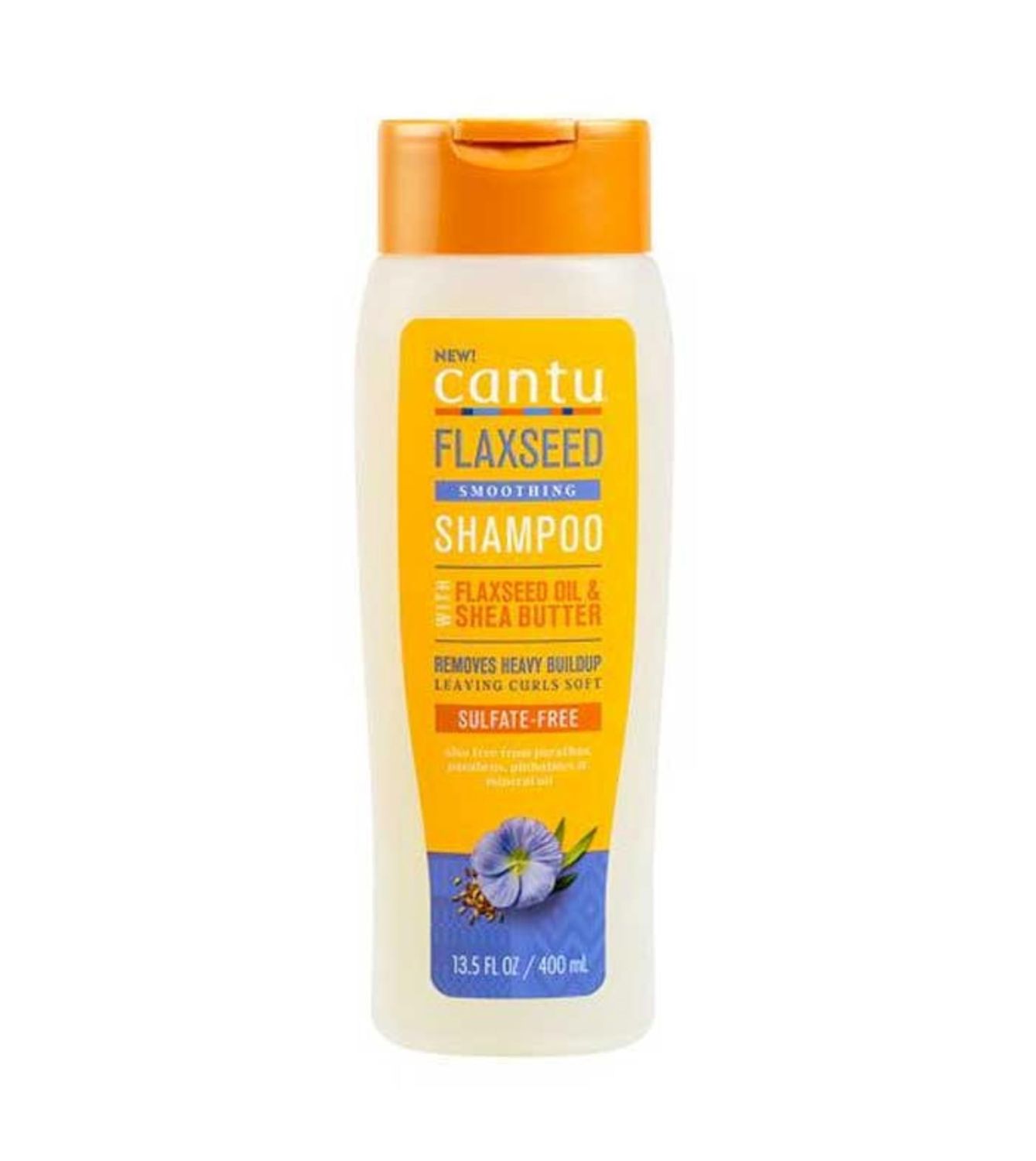 CANTU FLAXSEED SMOOTHING SHAMPOO WITH FLAXSEED OIL &amp; SHEA BUTTER (SULFATE-FREE) 400ml