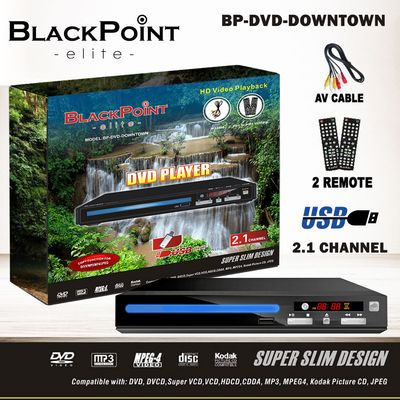 BP-DVD-DOWNTOWN DVD PLAYER 2 REMOTES