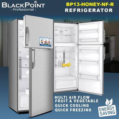 BP13-HONEY-NF-R BLACKPOINT -- NO FROST FRIDGE -- HOONEY -- INOX