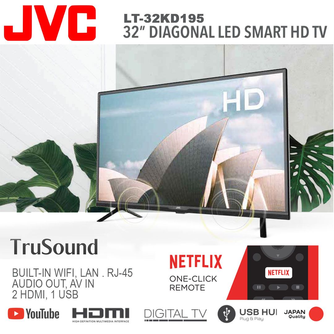 LT-32KC538 JVC 32&quot; DIGITAL SMART  TV