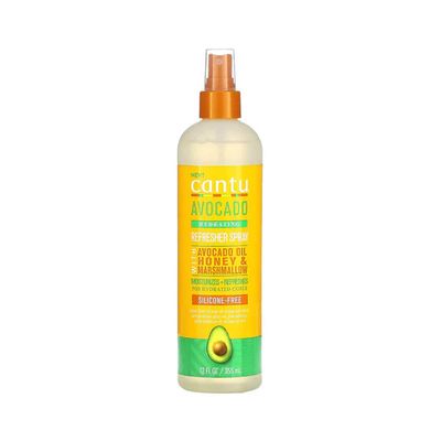 CANTU AVOCADO HYDRATING  REFRESHER SPRAY WITH AVOCADO OIL, HONEY &amp; MARSHMALLOW (SILICONE-FREE) 355ml