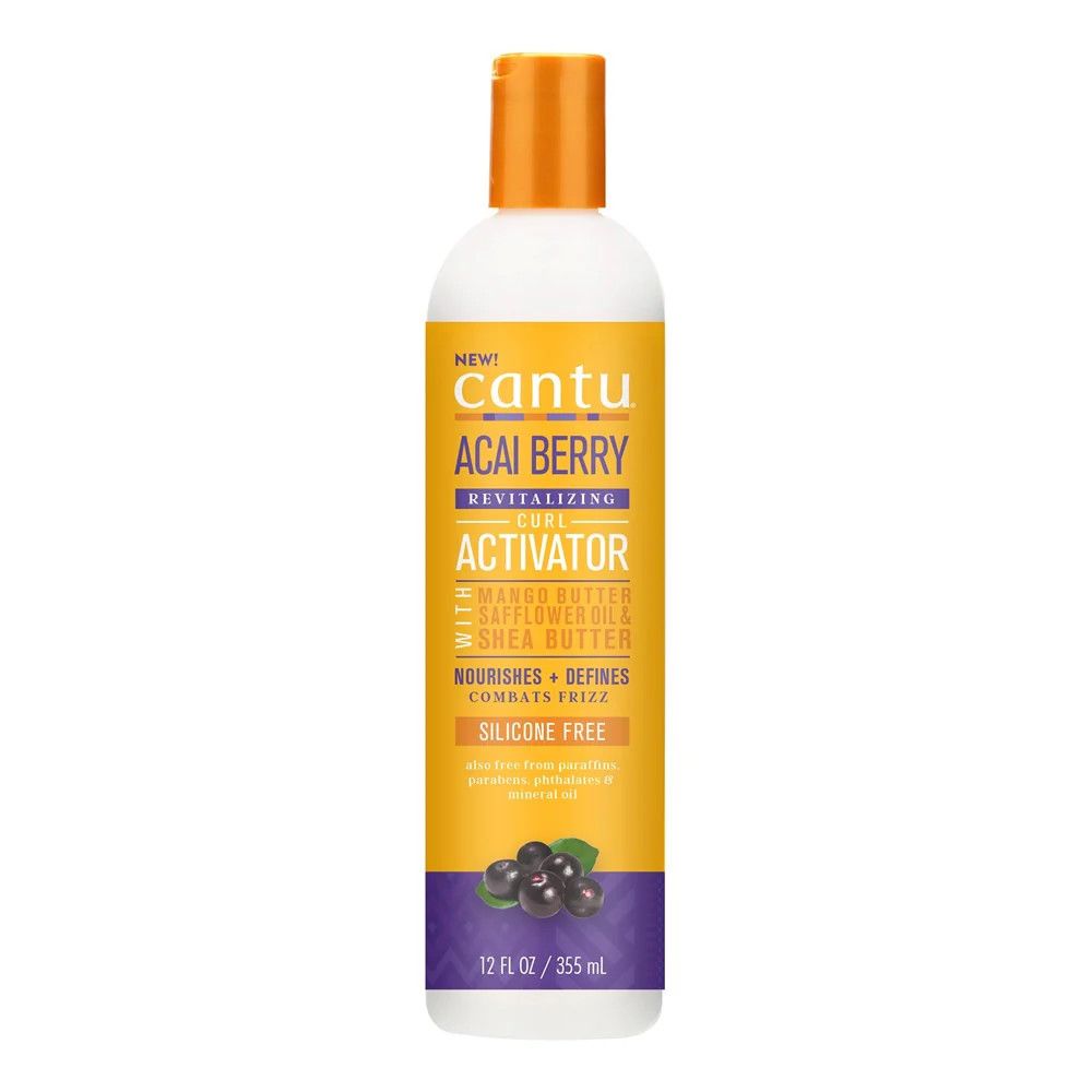 CANTU ACAI BERRY REVITALIZING CURL ACTIVATOR WITH MANGO BUTTER SAFFLOWER OIL &amp;  SHEA BUTTER  355ml