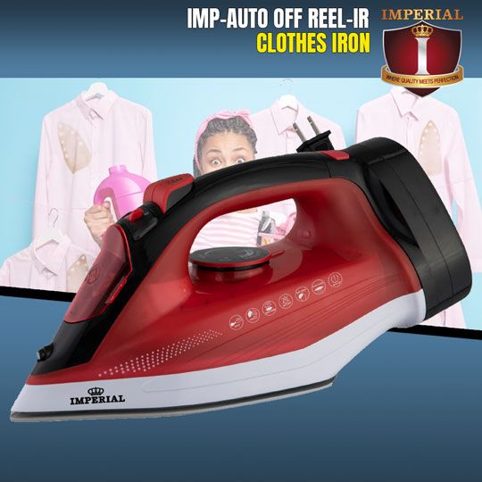 IMP-AUTO OFF REEL-IR IMPERIAL IRON--STEAM /AUTO SHUTOFF