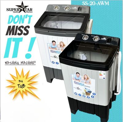 SS20AWM SUPERSTAR  SINGLE TUB WASHER
